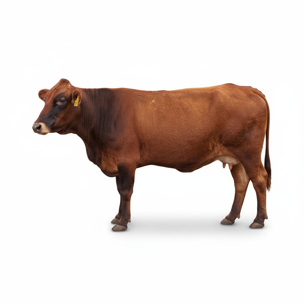 Red Brahman-Type Bull — Tag 325 (4)